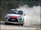 Fotografie z testu Jana Černého před Vodafone Rally de Portugal 2014