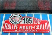 Rallye Monte-Carlo Historique 2017