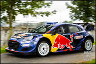 Test M-Sport Ford WRT před CER 2025