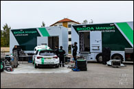 Test týmu Škoda Motorsport před CER 2025