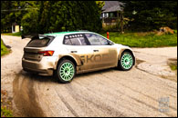 Test týmu Škoda Motorsport před CER 2025