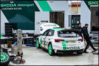 Test týmu Škoda Motorsport před CER 2025