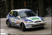Patrik Hlach / Jiří Venuš - IQ - Jänner Rallye 2008  (foto: D.Benych)