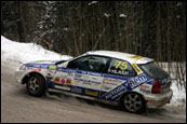 Patrik Hlach / Jiří Venuš - IQ - Jänner Rallye 2008  (foto: D.Benych)