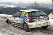 Patrik Hlach / Jiří Venuš - IQ - Jänner Rallye 2008  (foto: D.Benych)